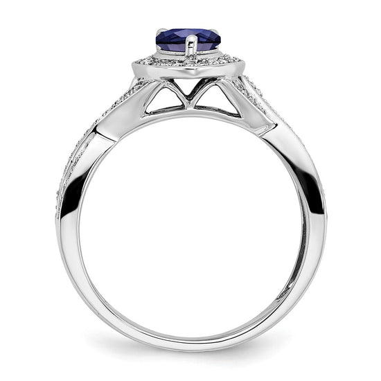 Pear Gemstone and Diamond Halo Rings