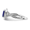 Pear Gemstone and Diamond Halo Rings