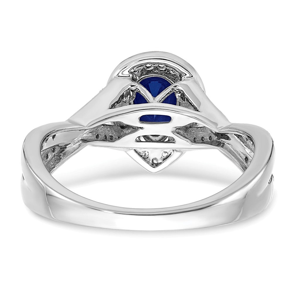 Pear Gemstone and Diamond Halo Rings