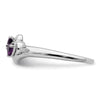 Gemstone and Diamond 2-stone Heart Rings