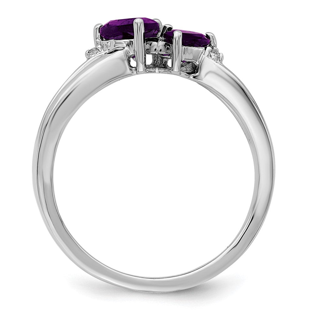 Two Hearts Gemstone & Diamond rings