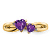 Two Hearts Gemstone & Diamond rings