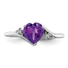 Heart Gemstone & Diamond rings