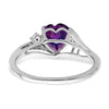 Heart Gemstone & Diamond rings