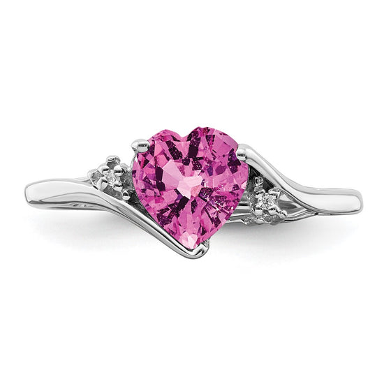 Heart Gemstone & Diamond rings