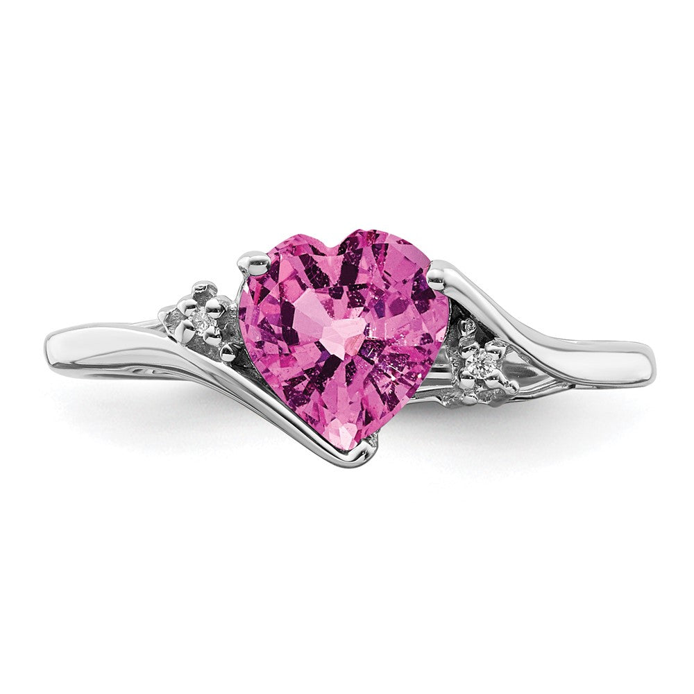Heart Gemstone & Diamond rings