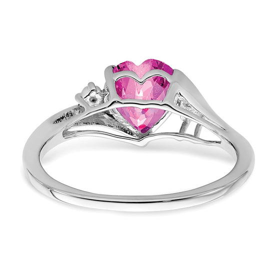 Heart Gemstone & Diamond rings