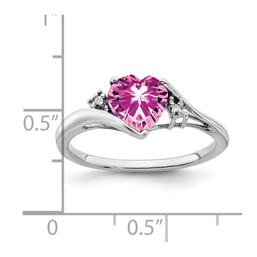 Heart Gemstone & Diamond rings
