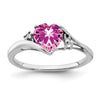 Heart Gemstone & Diamond rings