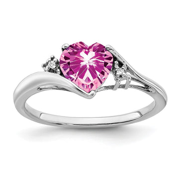 Heart Gemstone & Diamond rings