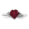 Heart Gemstone & Diamond rings