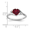 Heart Gemstone & Diamond rings