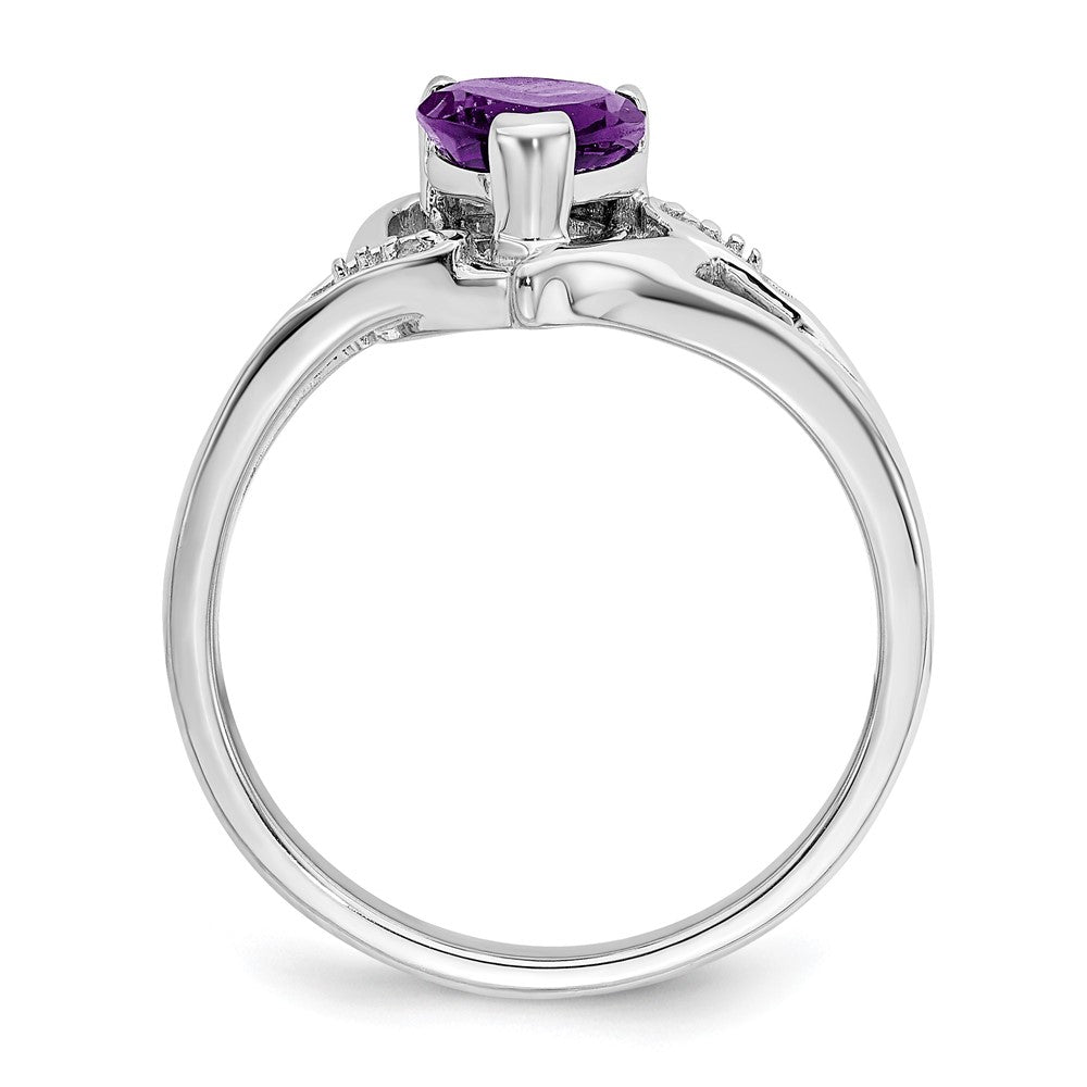 Gemstone and Diamond Heart Rings