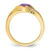 Gemstone and Diamond Ring