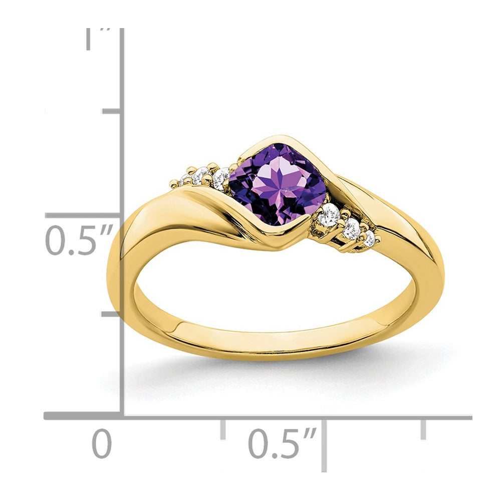 Gemstone and Diamond Ring