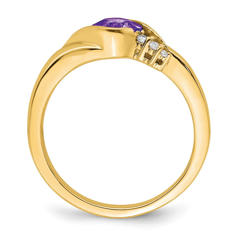 Gemstone and Diamond Ring