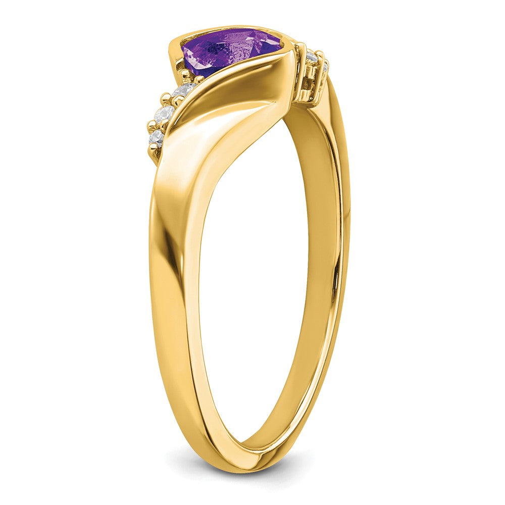 Gemstone and Diamond Ring