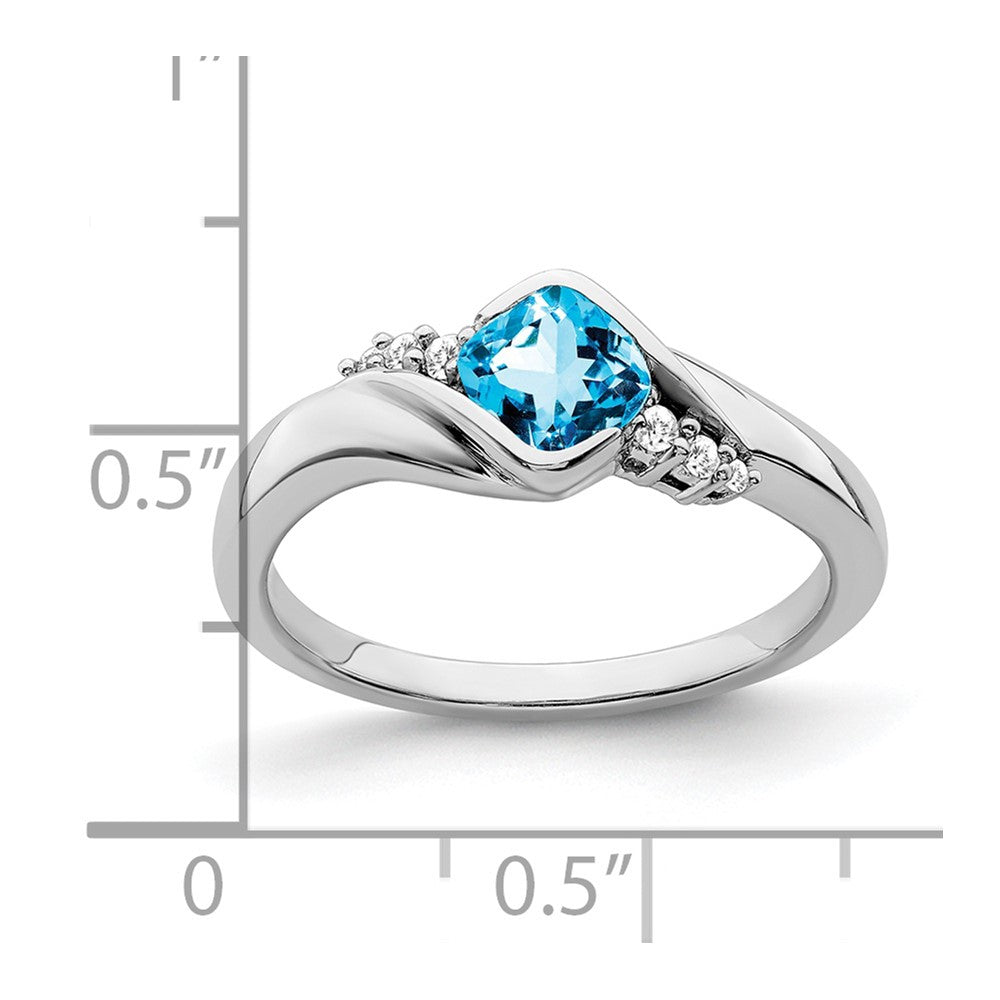 Gemstone and Diamond Ring