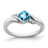 Gemstone and Diamond Ring
