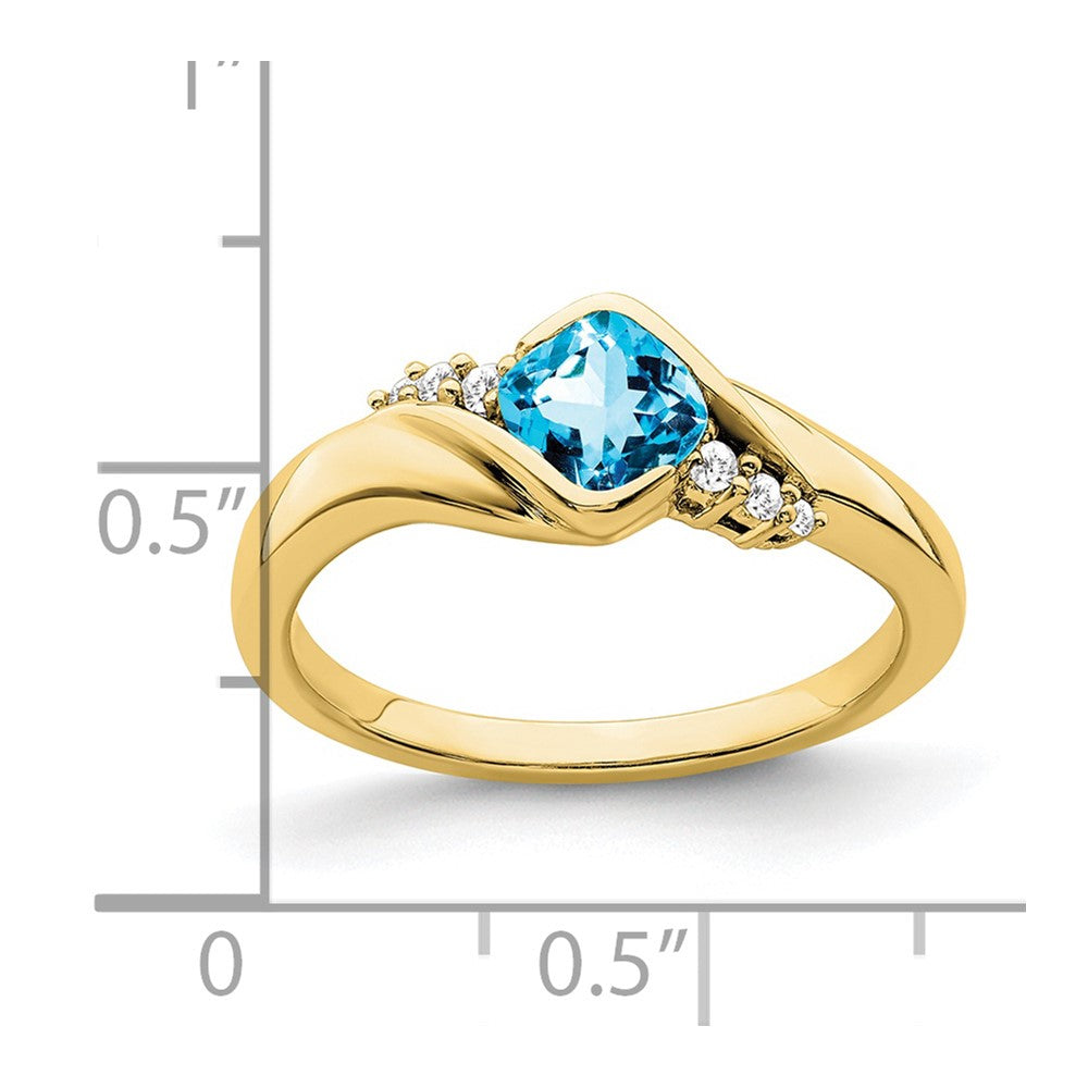 Gemstone and Diamond Ring