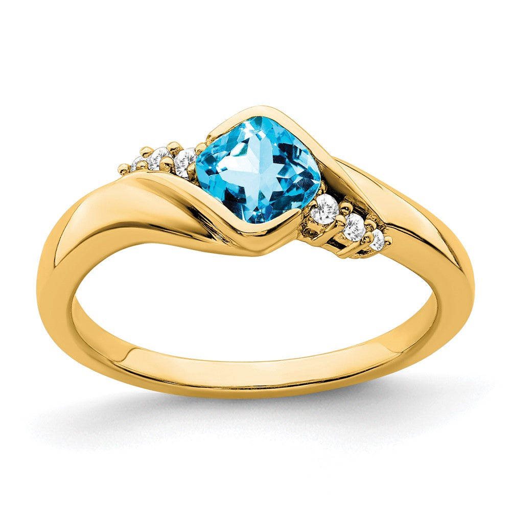 Gemstone and Diamond Ring