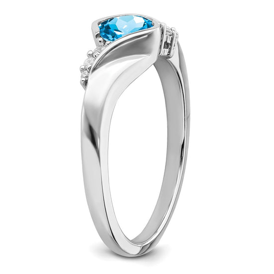 Gemstone and Diamond Ring