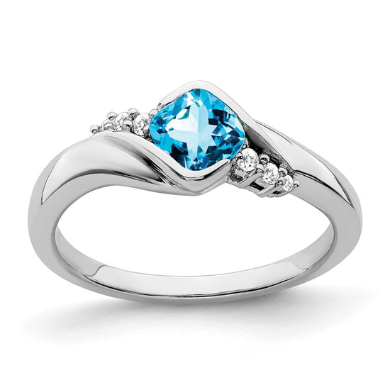 Gemstone and Diamond Ring