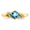 Gemstone and Diamond Ring