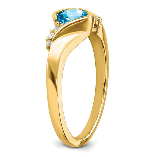 Gemstone and Diamond Ring
