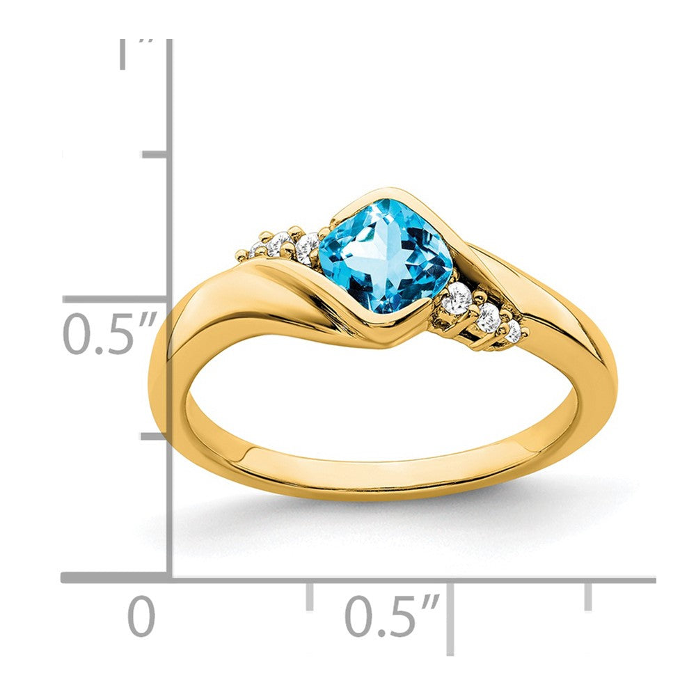 Gemstone and Diamond Ring