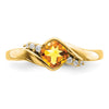 Gemstone and Diamond Ring