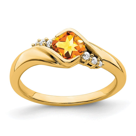 Gemstone and Diamond Ring