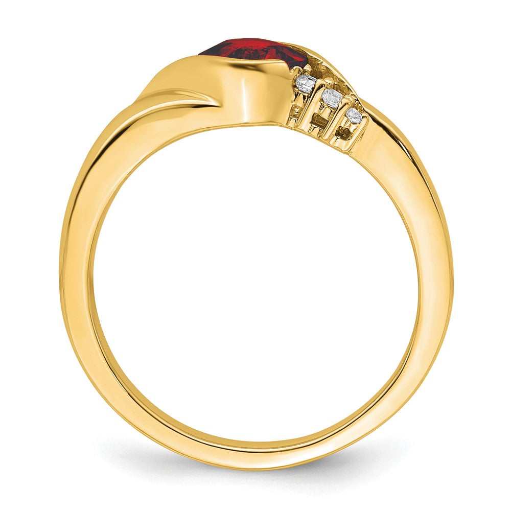 Gemstone and Diamond Ring