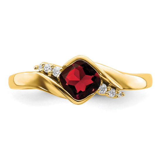 Gemstone and Diamond Ring
