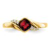 Gemstone and Diamond Ring