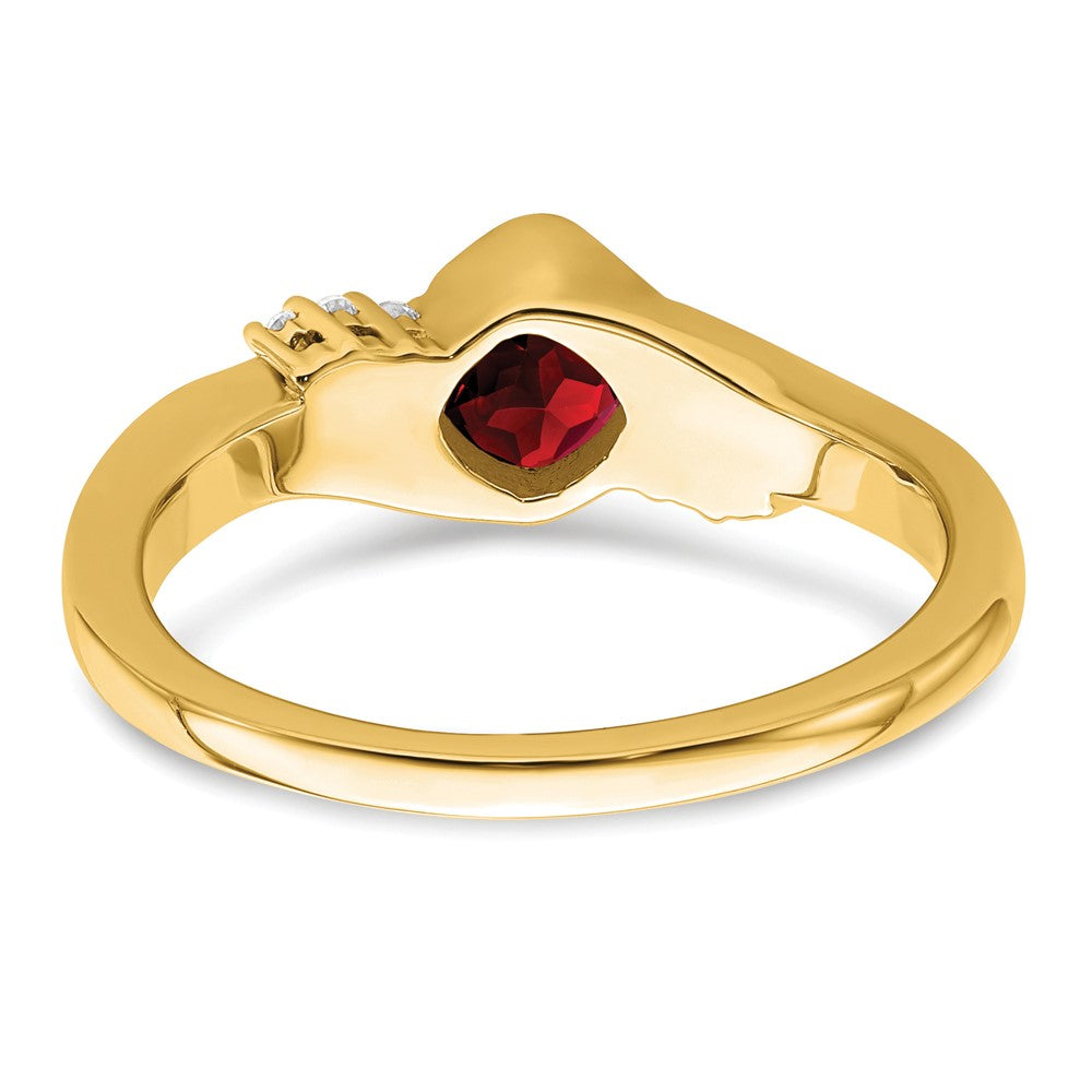 Gemstone and Diamond Ring