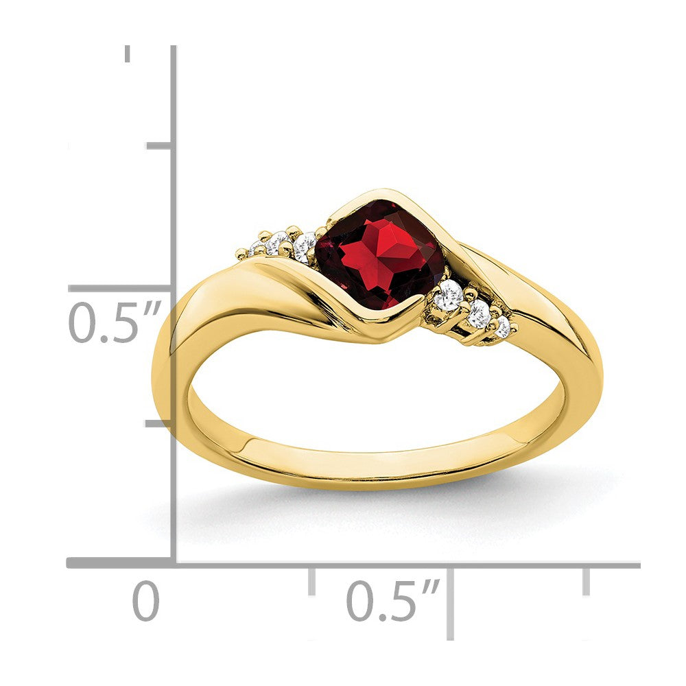 Gemstone and Diamond Ring