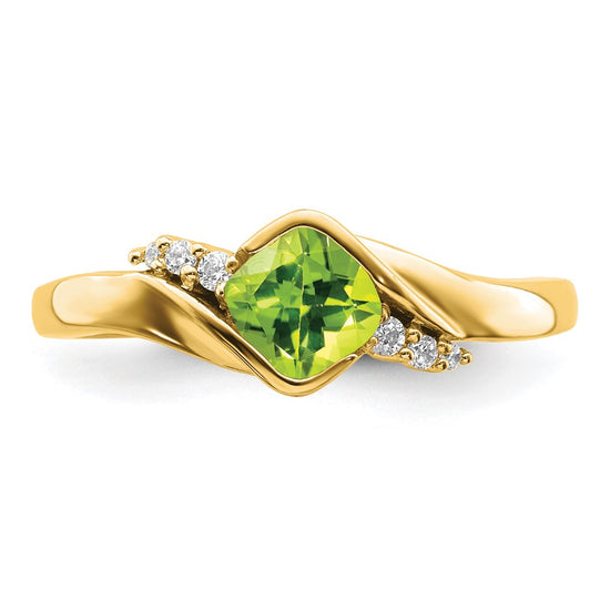 Gemstone and Diamond Ring