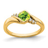 Gemstone and Diamond Ring