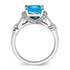 Cushion Gemstone and Diamond Rings