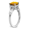 Cushion Gemstone and Diamond Rings