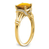 Cushion Gemstone and Diamond Rings