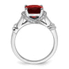 Cushion Gemstone and Diamond Rings