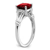 Cushion Gemstone and Diamond Rings