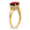 Cushion Gemstone and Diamond Rings