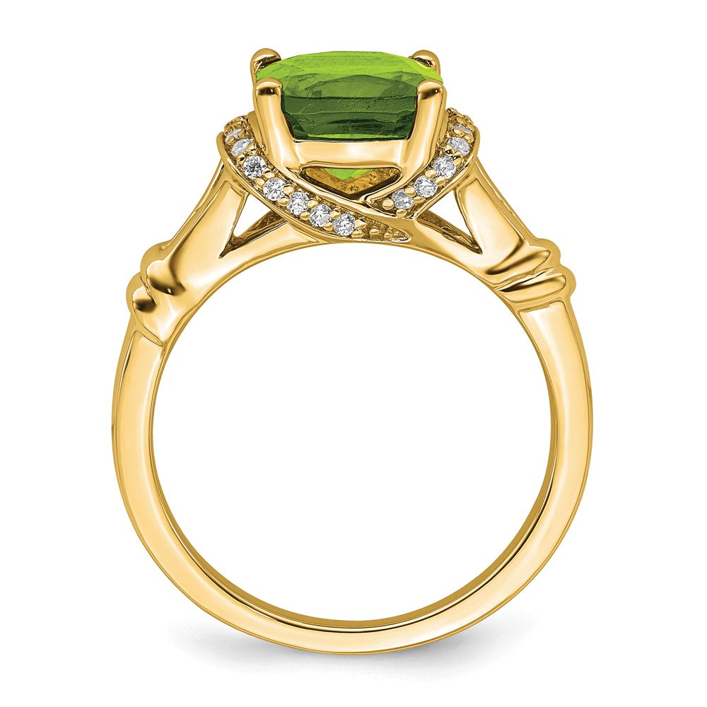 Cushion Gemstone and Diamond Rings