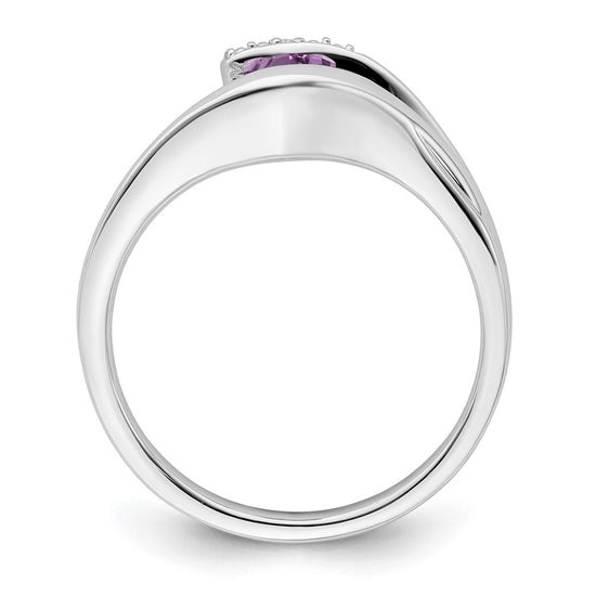 Trillion Gemstone and Diamond Ring