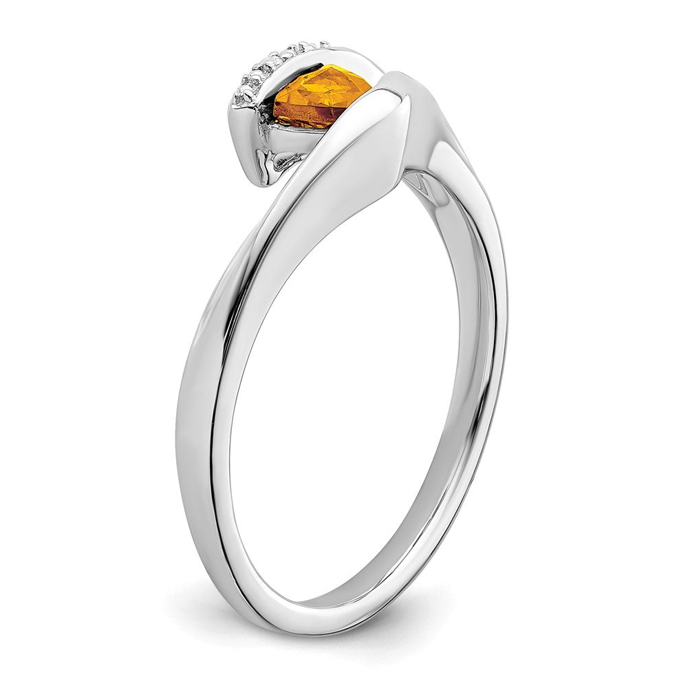 Trillion Gemstone and Diamond Ring