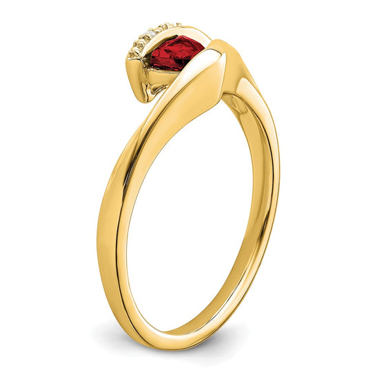 Trillion Gemstone and Diamond Ring