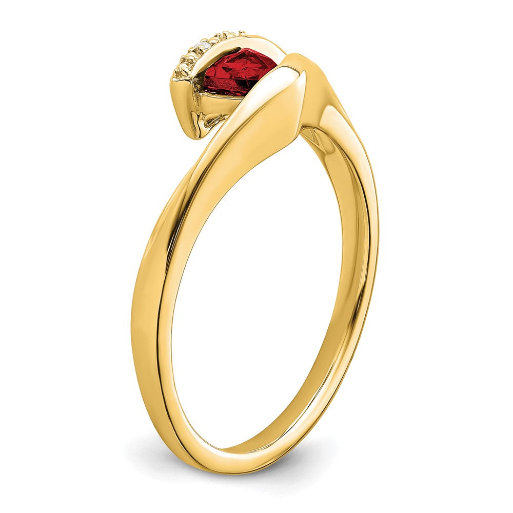 Trillion Gemstone and Diamond Ring